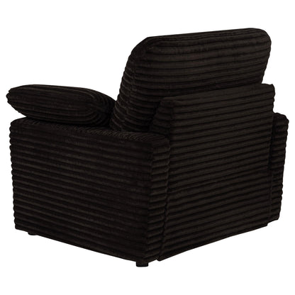  Coaster Furniture Collins 610353P Upholstered Power Recliner Chair - Chocolate Brown IMAGE 12