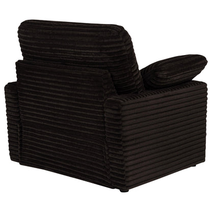  Coaster Furniture Collins 610353P Upholstered Power Recliner Chair - Chocolate Brown IMAGE 15