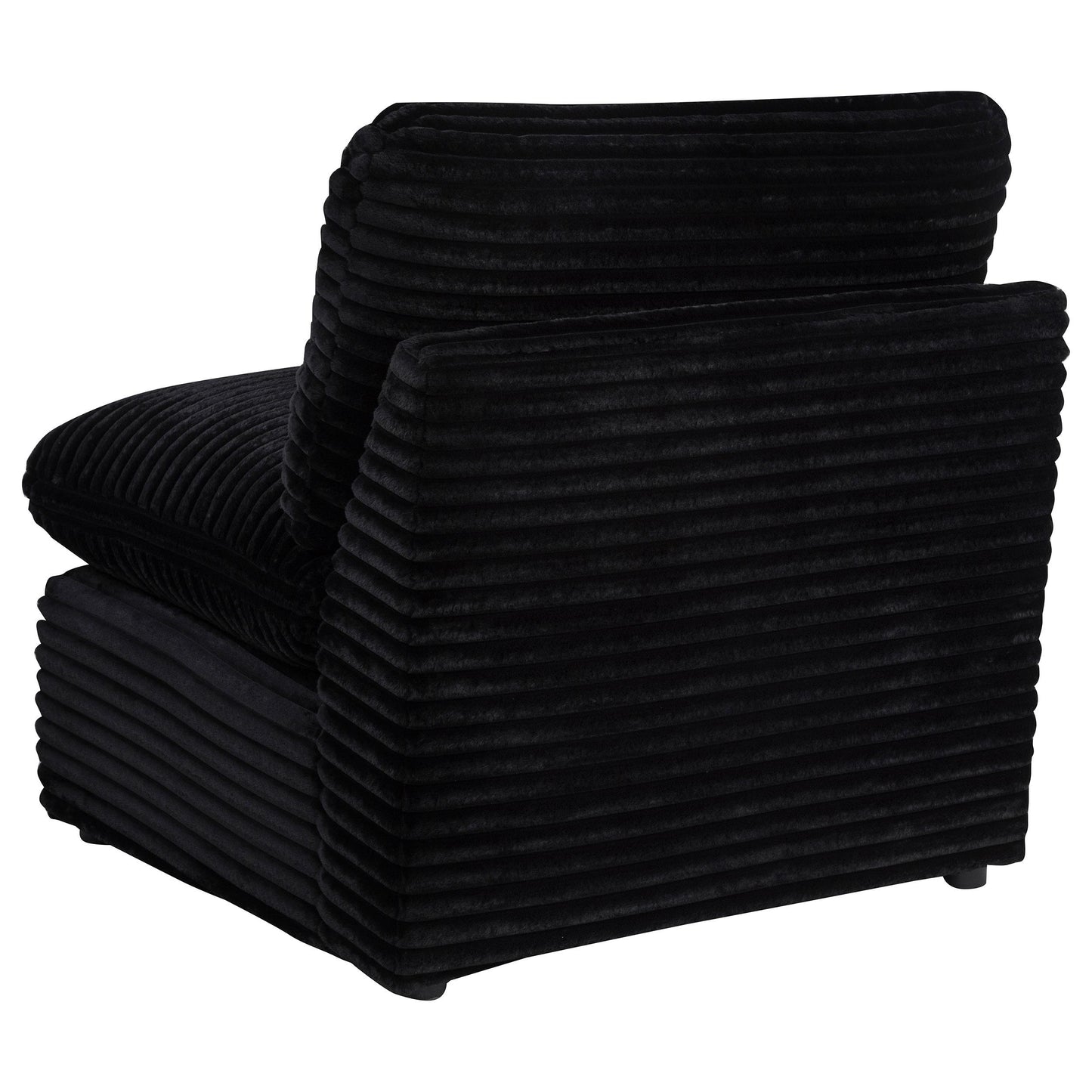  Coaster Furniture Collins 610360AC Modular Armless Chair - Black IMAGE 7