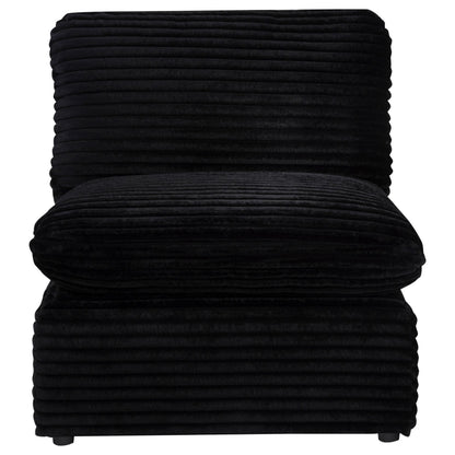  Coaster Furniture Collins 610360AC Modular Armless Chair - Black IMAGE 8
