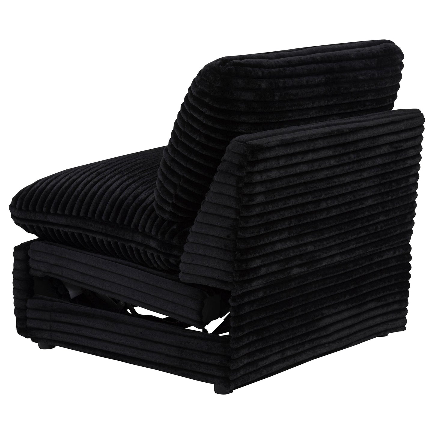  Coaster Furniture Collins 610360ARP Modular Power Armless Recliner - Black IMAGE 11