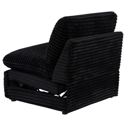  Coaster Furniture Collins 610360ARP Modular Power Armless Recliner - Black IMAGE 11