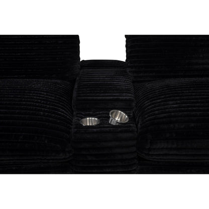  Coaster Furniture Collins 610360CON Upholstered Modular Storage Console - Black IMAGE 13