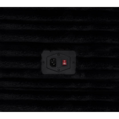  Coaster Furniture Collins 610360CON Upholstered Modular Storage Console - Black IMAGE 6
