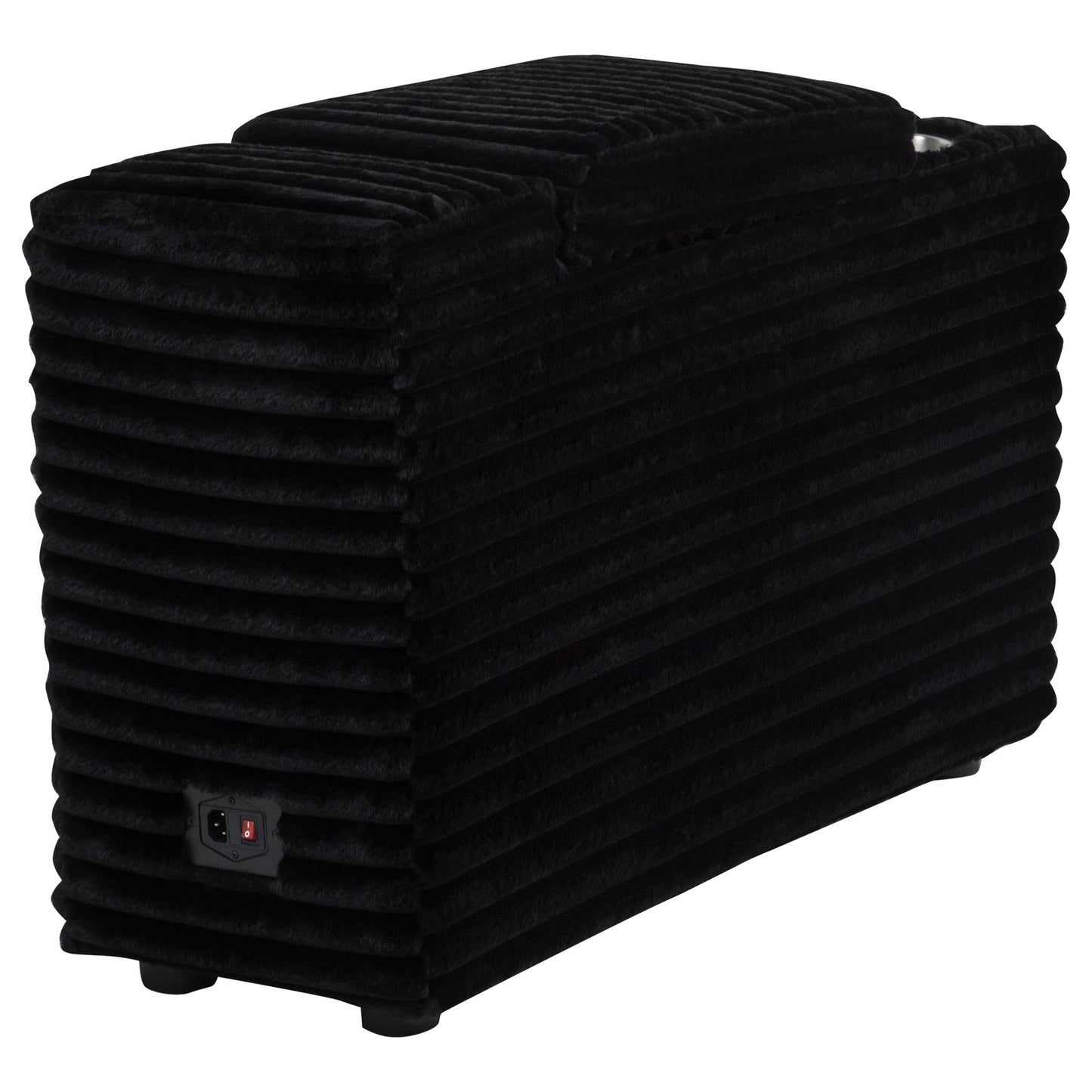  Coaster Furniture Collins 610360CON Upholstered Modular Storage Console - Black IMAGE 8