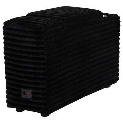  Coaster Furniture Collins 610360CON Upholstered Modular Storage Console - Black IMAGE 8