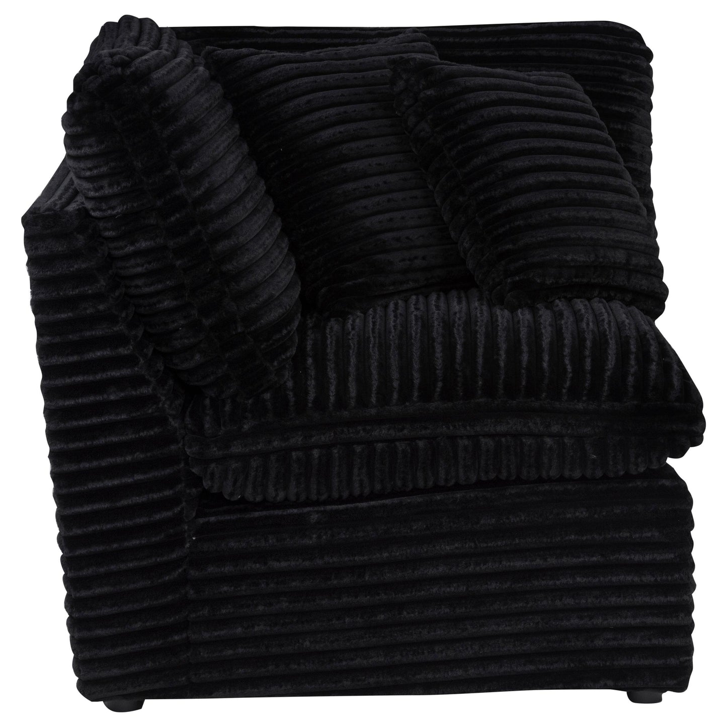  Coaster Furniture Collins 610360CRN Modular Corner Chair - Black IMAGE 6