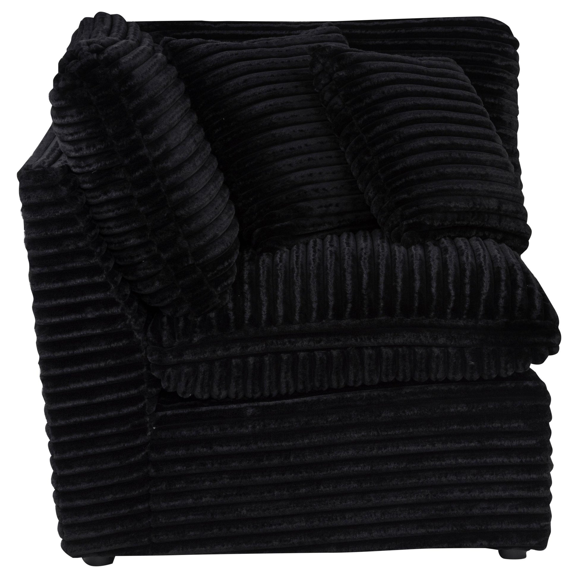  Coaster Furniture Collins 610360CRN Modular Corner Chair - Black IMAGE 6