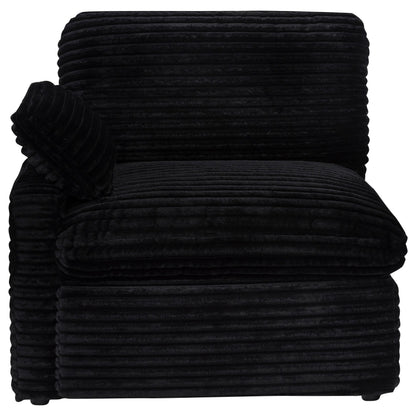  Coaster Furniture Collins 610360LRP Modular LAF Power Recliner - Black IMAGE 3