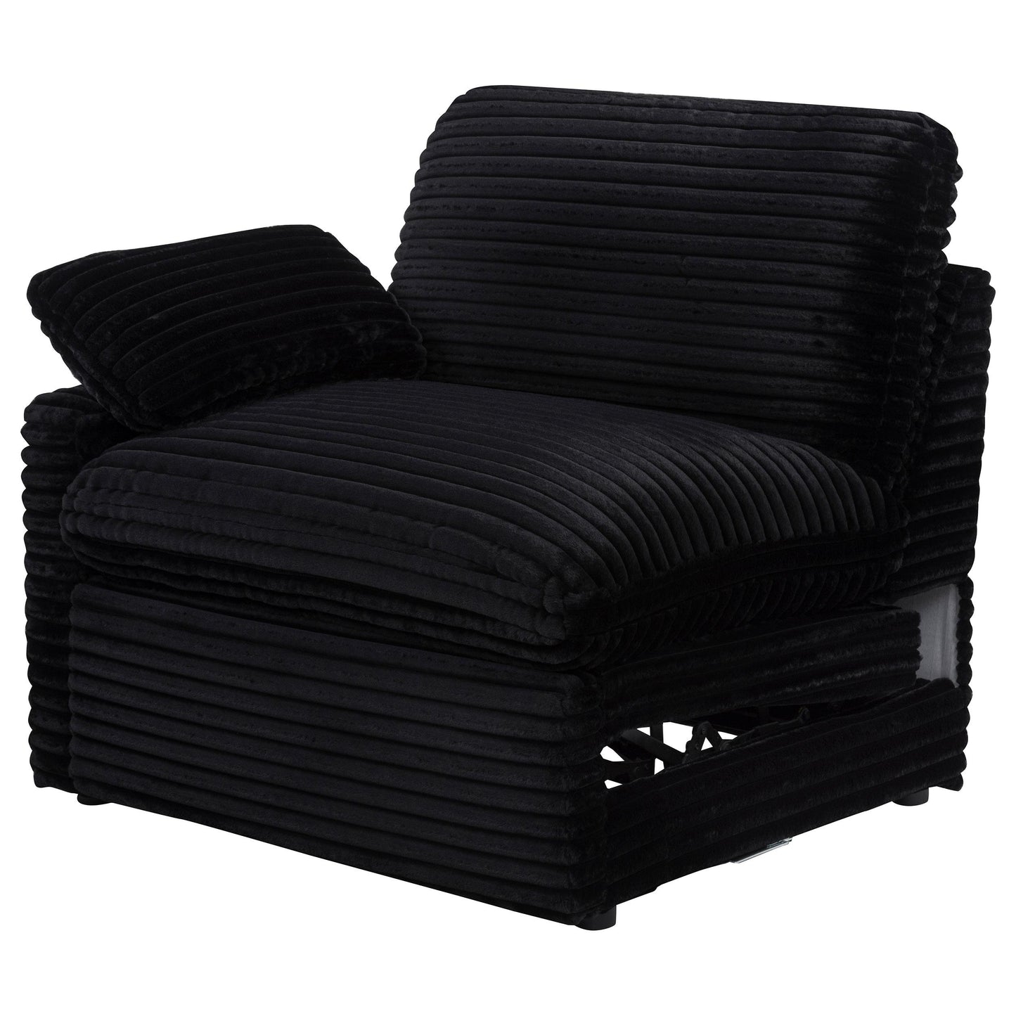  Coaster Furniture Collins 610360LRP Modular LAF Power Recliner - Black IMAGE 6