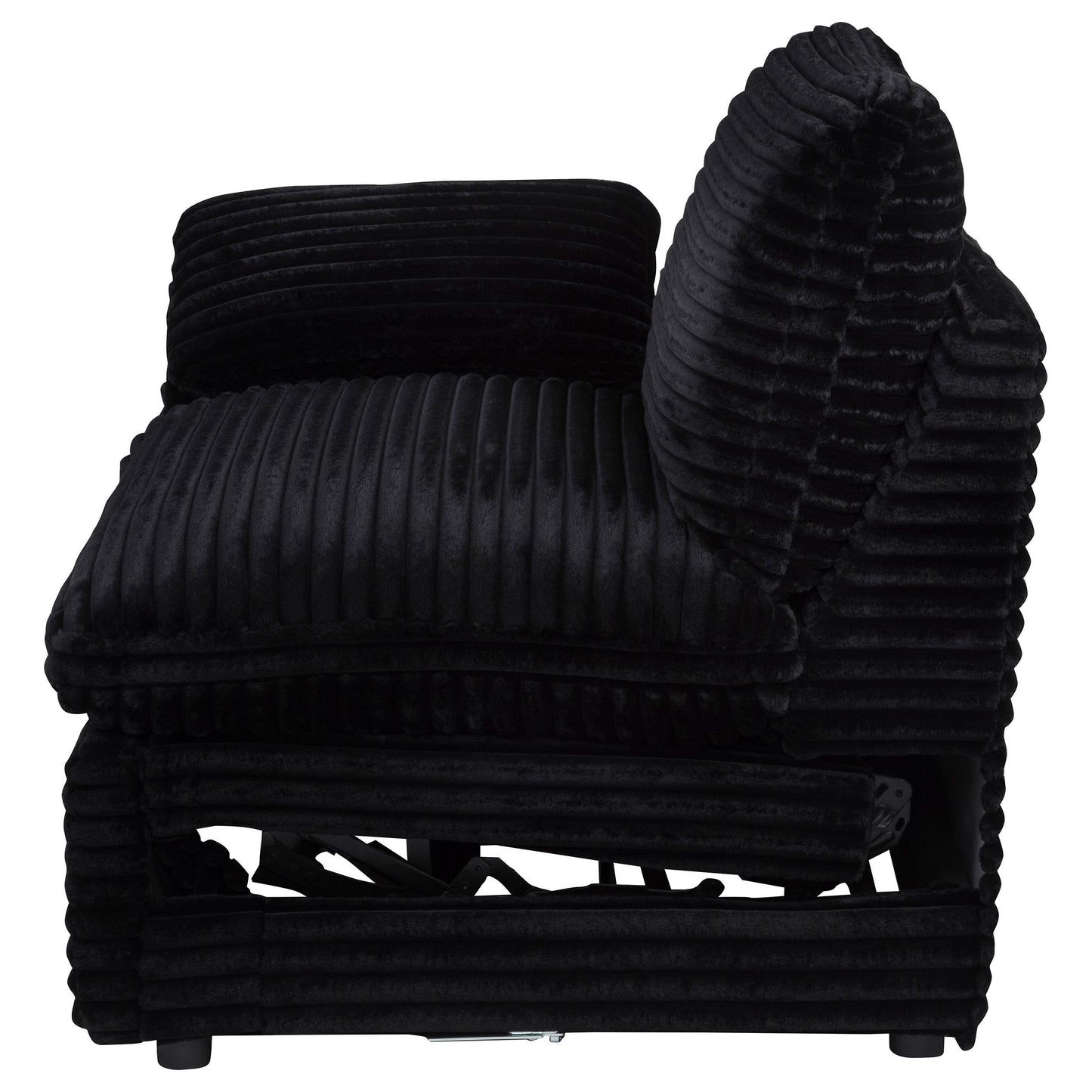  Coaster Furniture Collins 610360LRP Modular LAF Power Recliner - Black IMAGE 9