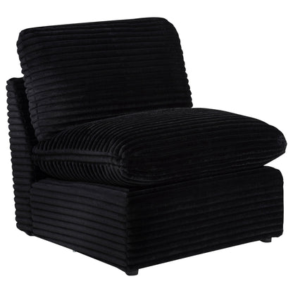  Coaster Furniture Collins 610360P 5-piece Modular Power Reclining Sectional - Black IMAGE 5