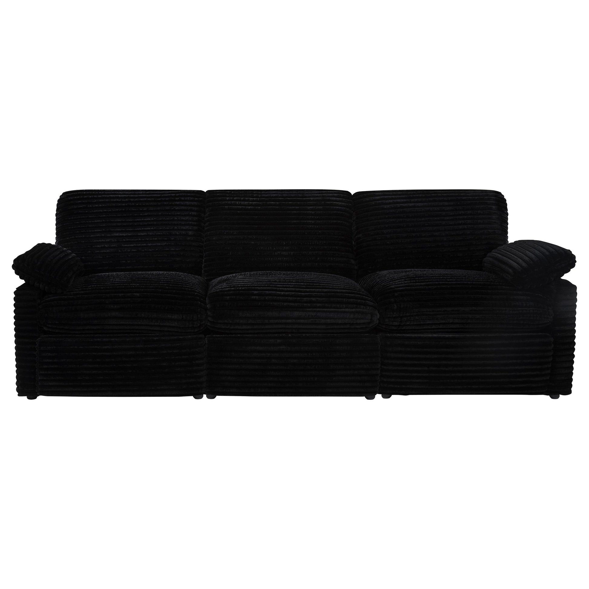  Coaster Furniture Collins 610361P Modular Power Sofa - Black IMAGE 1