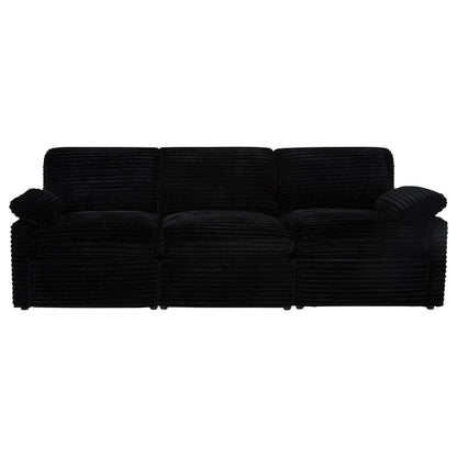  Coaster Furniture Collins 610361P Modular Power Sofa - Black IMAGE 1