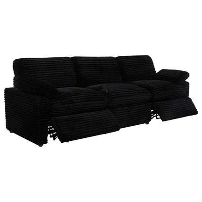  Coaster Furniture Collins 610361P Modular Power Sofa - Black IMAGE 11