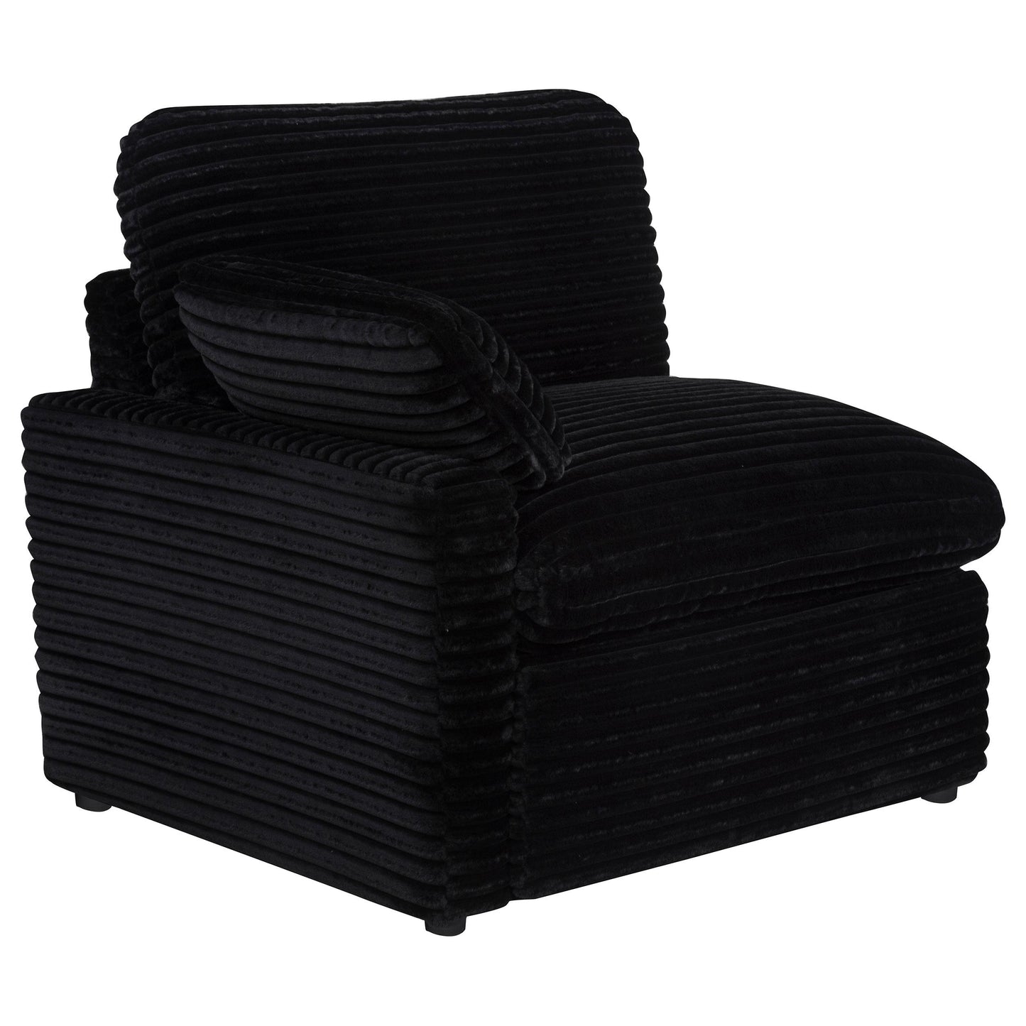  Coaster Furniture Collins 610362P Modular Power Loveseat - Black IMAGE 1
