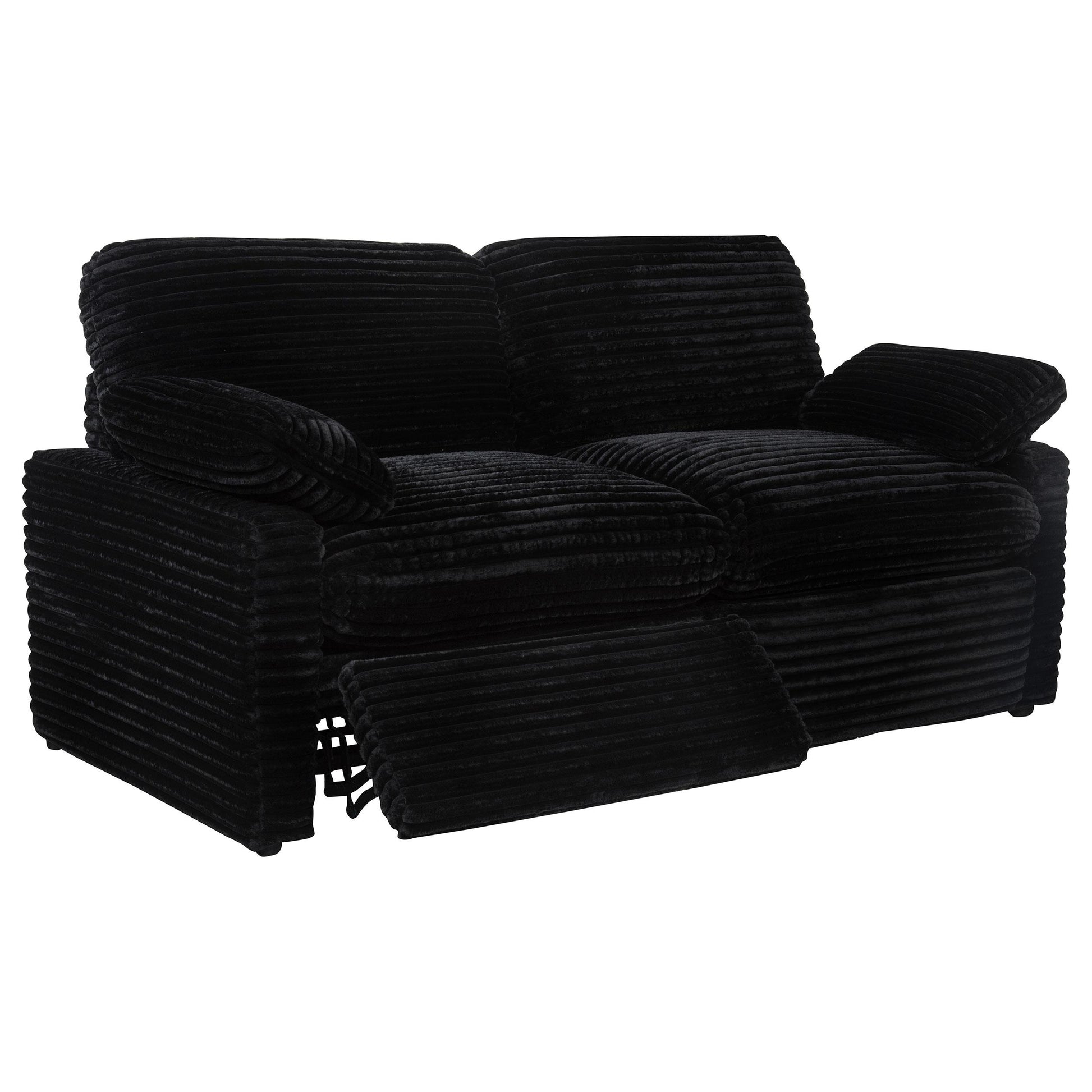  Coaster Furniture Collins 610362P Modular Power Loveseat - Black IMAGE 13