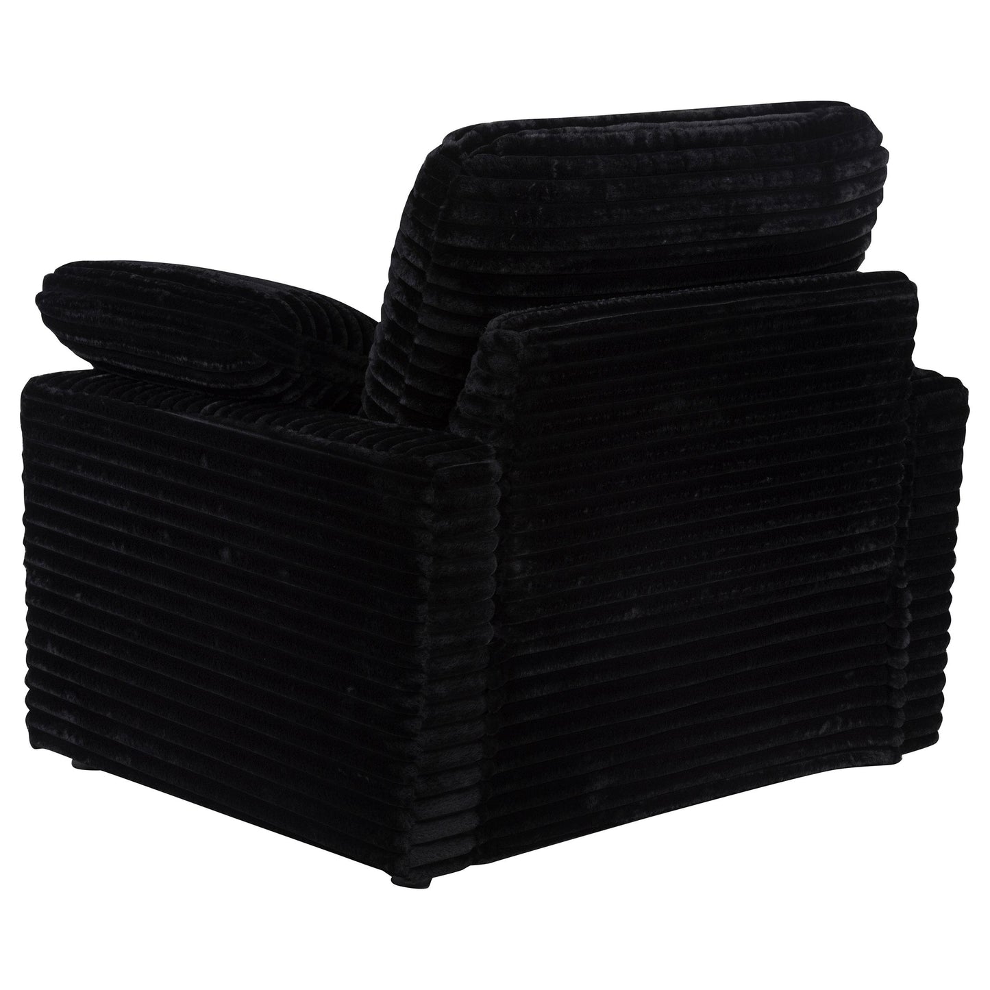  Coaster Furniture Collins 610363P Upholstered Power Recliner Chair - Black IMAGE 10
