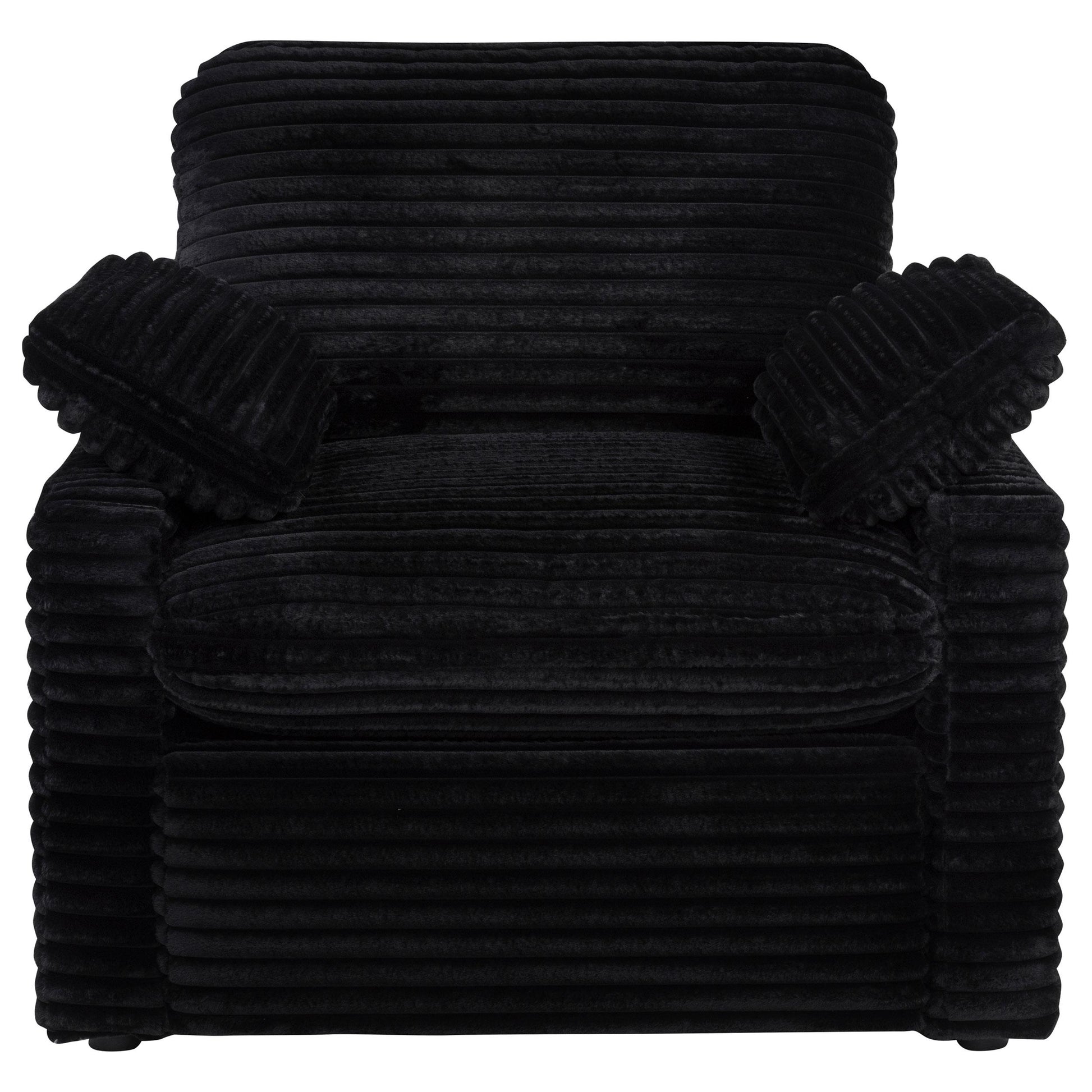  Coaster Furniture Collins 610363P Upholstered Power Recliner Chair - Black IMAGE 3