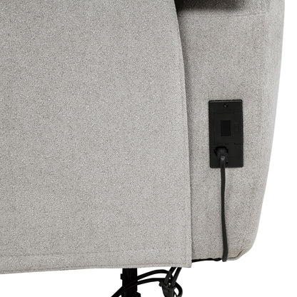  Coaster Furniture Sylmar 610522P Chenille Upholstered Power Reclining Loveseat - Dove Grey IMAGE 12