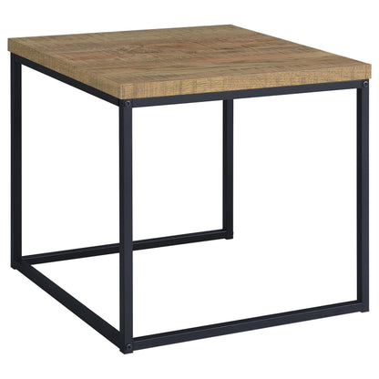  Coaster Furniture Straden 700144 3-piece Engineered Wood Coffee Table Set - Mango/Black IMAGE 3