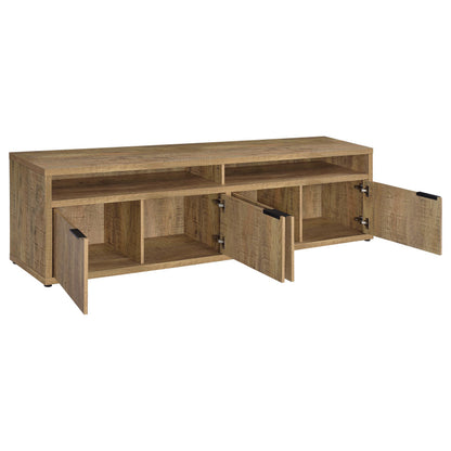  Coaster Furniture Tabby 700933 79-inch 4-door Engineered Wood TV Stand Media Console - Mango IMAGE 6