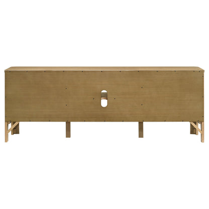  Coaster Furniture Rowe 701652 65-inch 2-door Wood TV Stand Media Console - Light Oak IMAGE 10