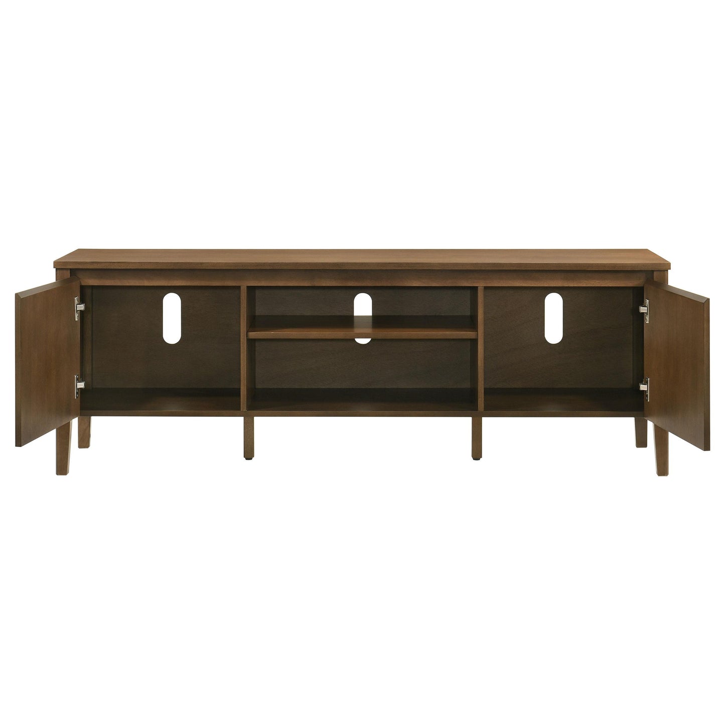  Coaster Furniture Thori 701672 63-inch 2-door TV Stand Media Console - Dark Brown IMAGE 10