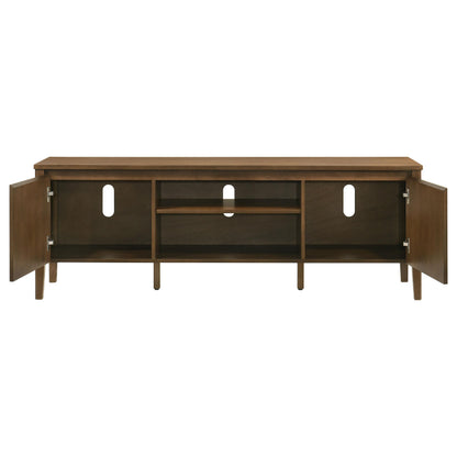  Coaster Furniture Thori 701672 63-inch 2-door TV Stand Media Console - Dark Brown IMAGE 10