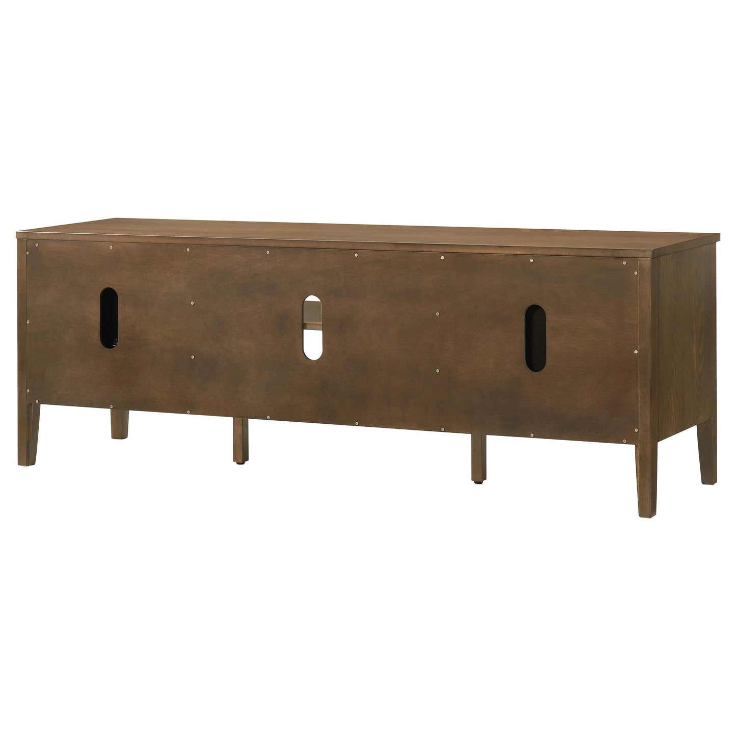  Coaster Furniture Thori 701672 63-inch 2-door TV Stand Media Console - Dark Brown IMAGE 3
