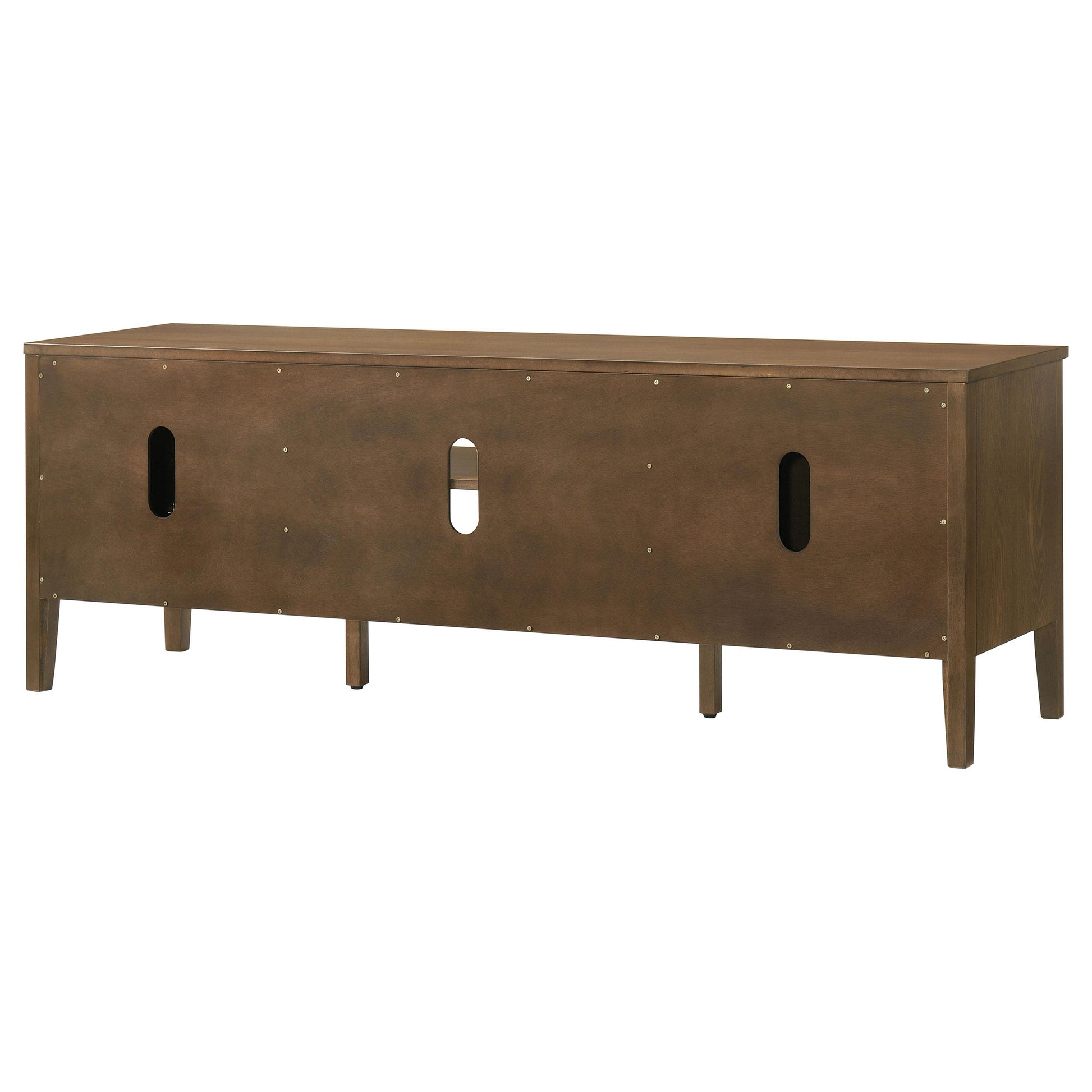  Coaster Furniture Thori 701672 63-inch 2-door TV Stand Media Console - Dark Brown IMAGE 3