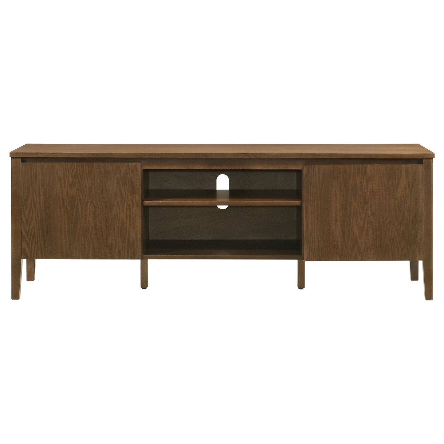  Coaster Furniture Thori 701672 63-inch 2-door TV Stand Media Console - Dark Brown IMAGE 7