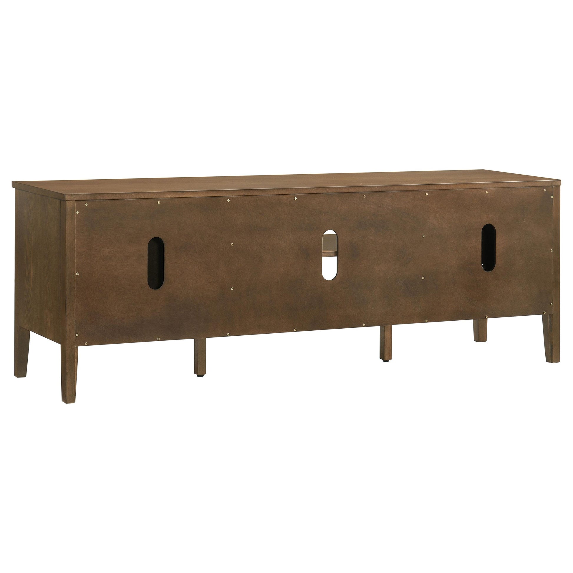  Coaster Furniture Thori 701672 63-inch 2-door TV Stand Media Console - Dark Brown IMAGE 8