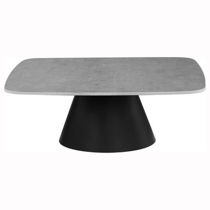  Coaster Furniture Eason 703500 2-piece Cocktail Coffee Table Set - Concrete/Black IMAGE 4