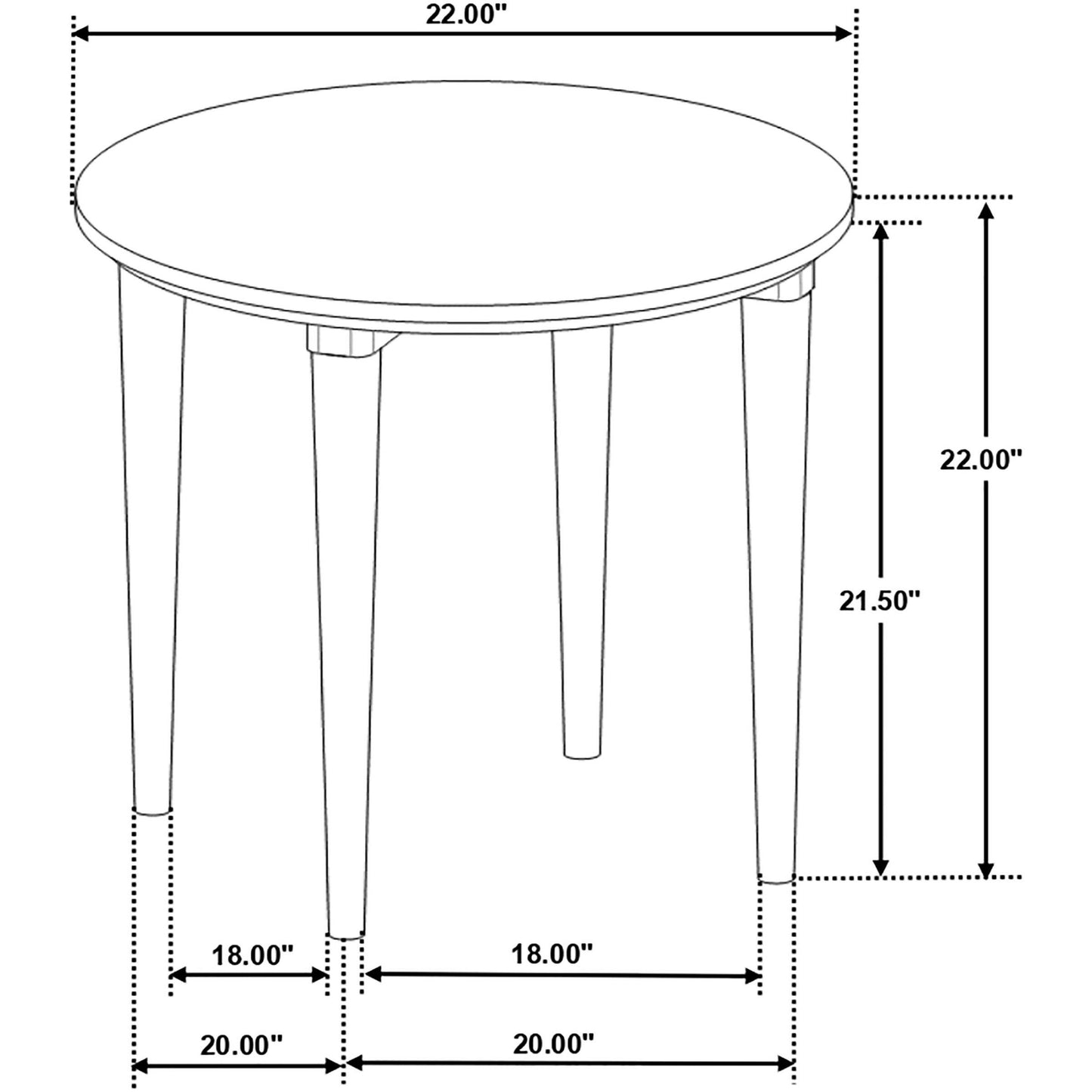  Coaster Furniture Aldis 703718-S2 2-piece Coffee and End Table Set - White IMAGE 9