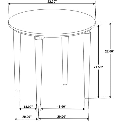  Coaster Furniture Aldis 703718-S2 2-piece Coffee and End Table Set - White IMAGE 9