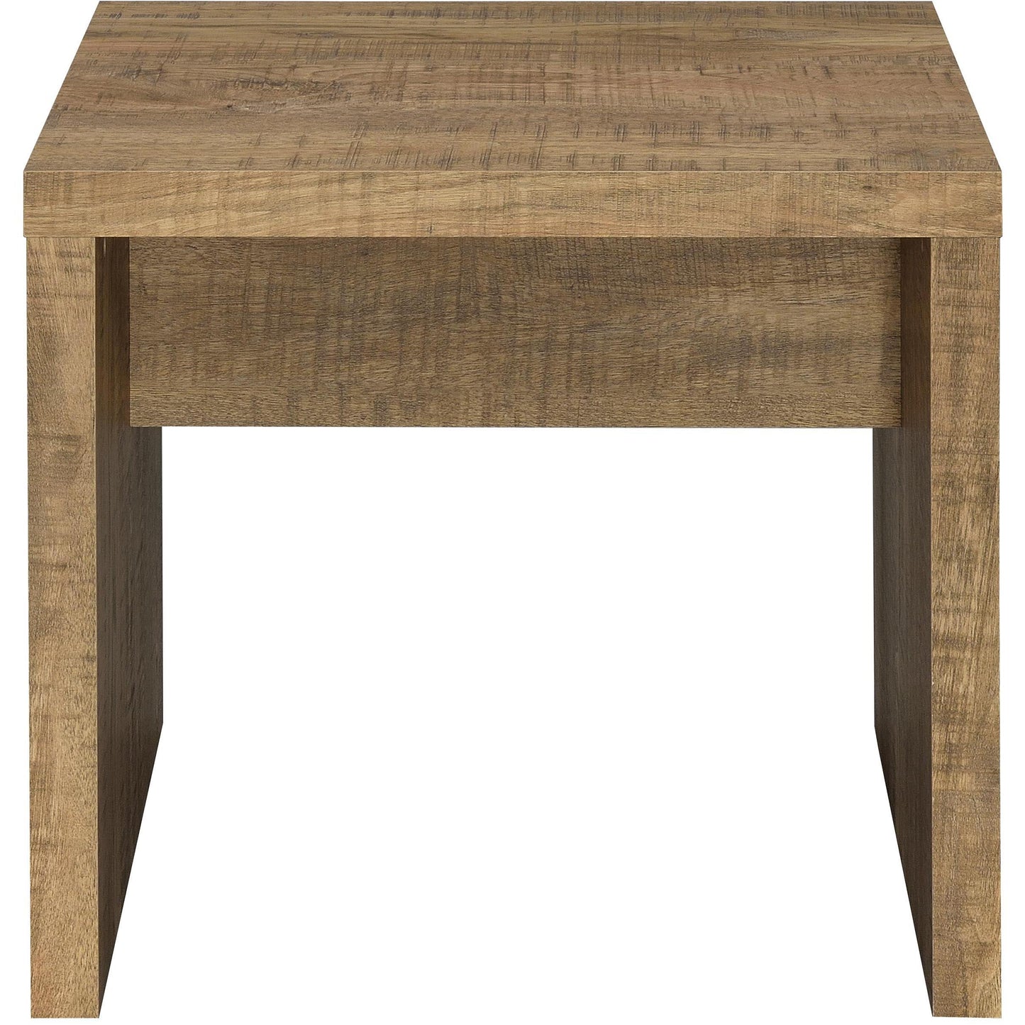  Coaster Furniture Lynette 704128-S2 2-piece Rectangular Coffee and End Table Set - Mango IMAGE 4