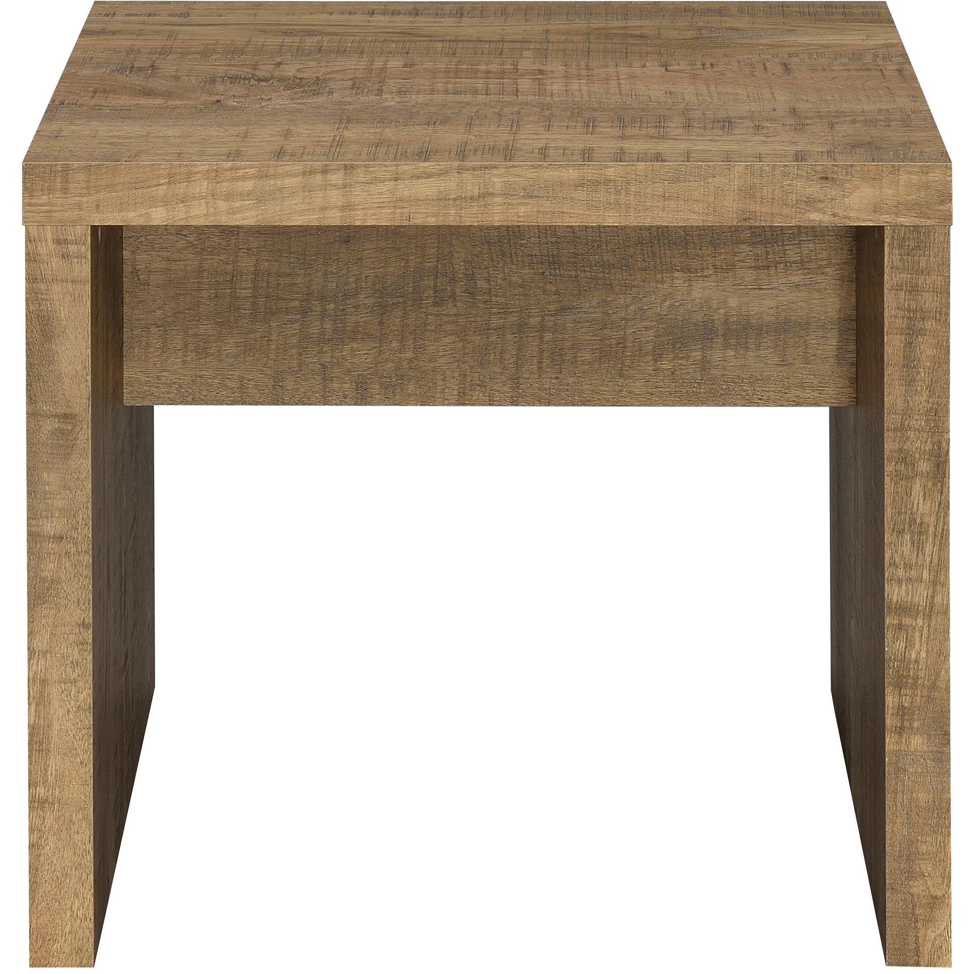  Coaster Furniture Lynette 704128-S2 2-piece Rectangular Coffee and End Table Set - Mango IMAGE 4