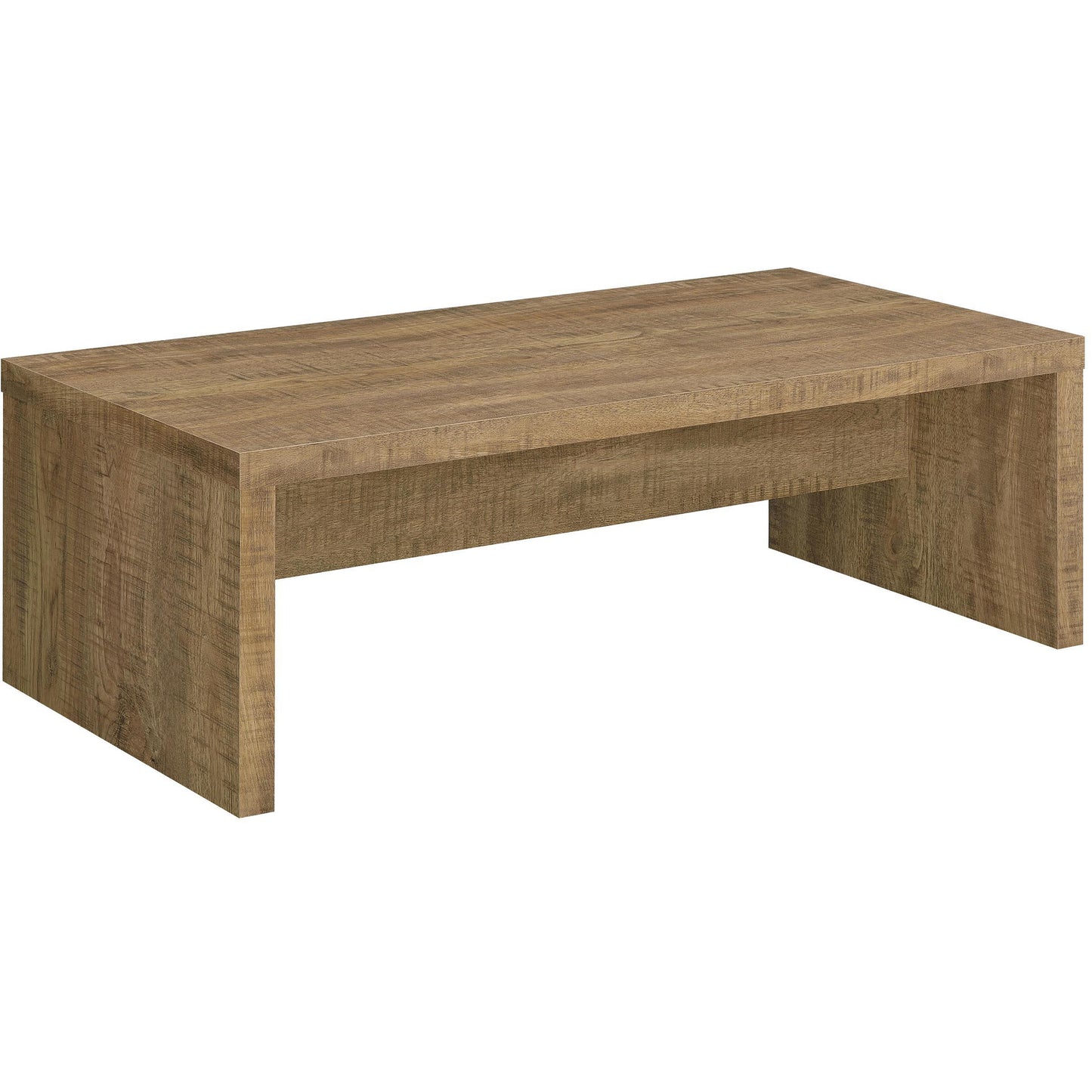  Coaster Furniture Lynette 704128-S2 2-piece Rectangular Coffee and End Table Set - Mango IMAGE 6