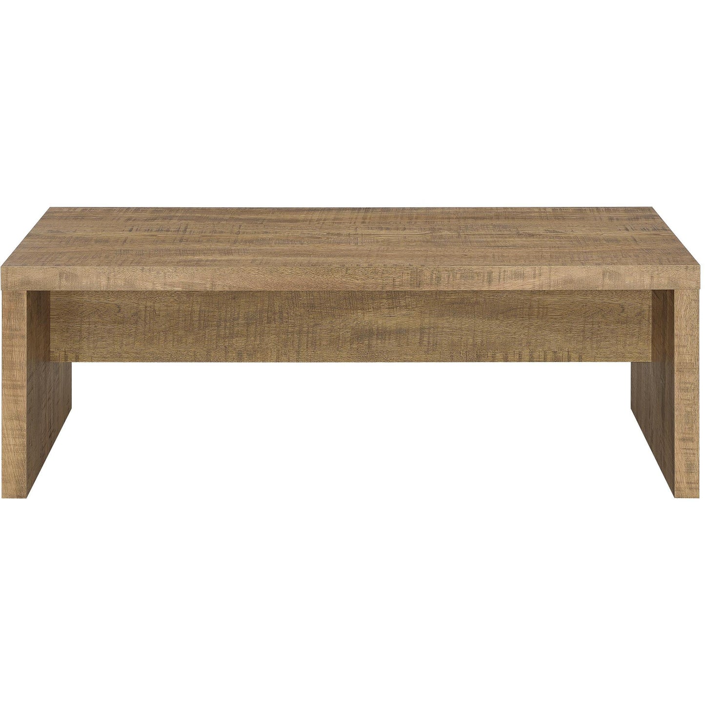  Coaster Furniture Lynette 704128-S3 3-piece Rectangular Coffee and End Table Set - Mango IMAGE 7