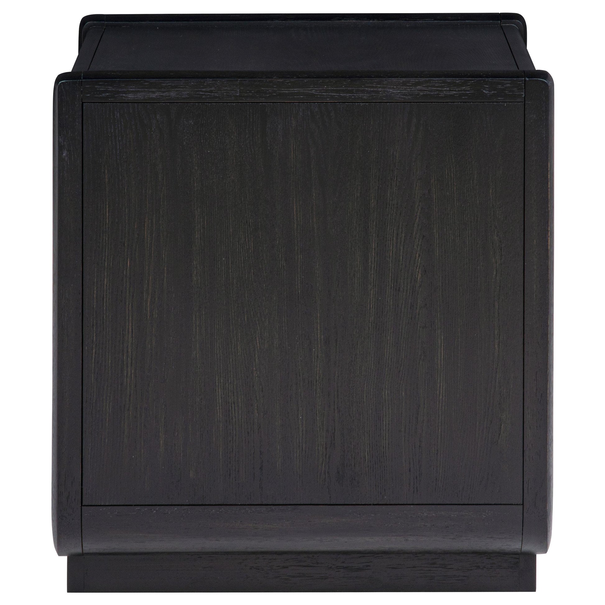  Coaster Furniture Leandro 704637 1-drawer Wood Occasional End Table - Burnished Black IMAGE 5