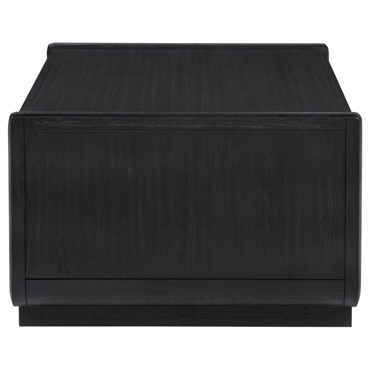 Coaster Furniture Leandro 704638 2-drawer Wood Coffee Table - Burnished Black IMAGE 5