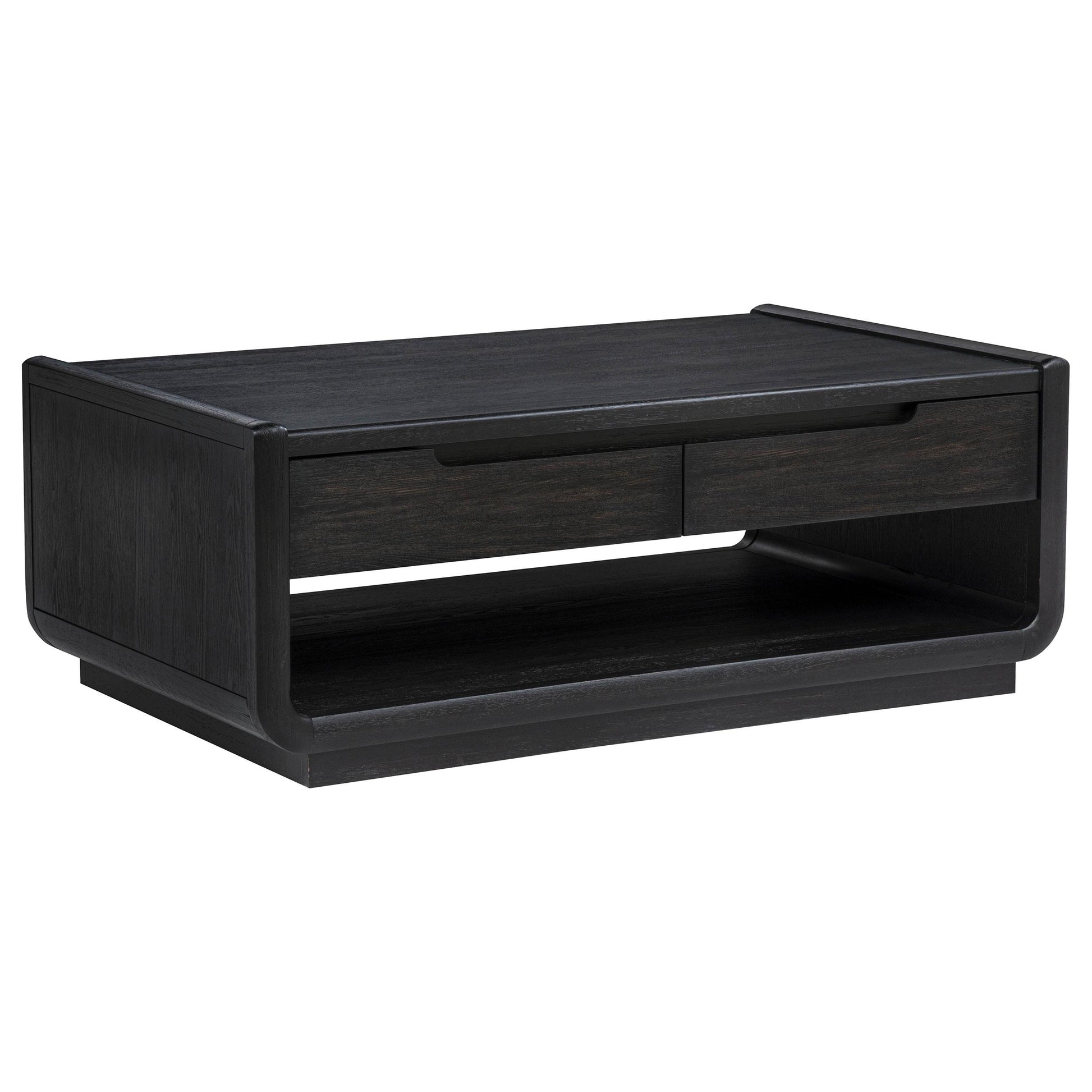  Coaster Furniture Leandro 704638-S2 2-piece Wood Coffee and End Table Set - Burnished Black IMAGE 10
