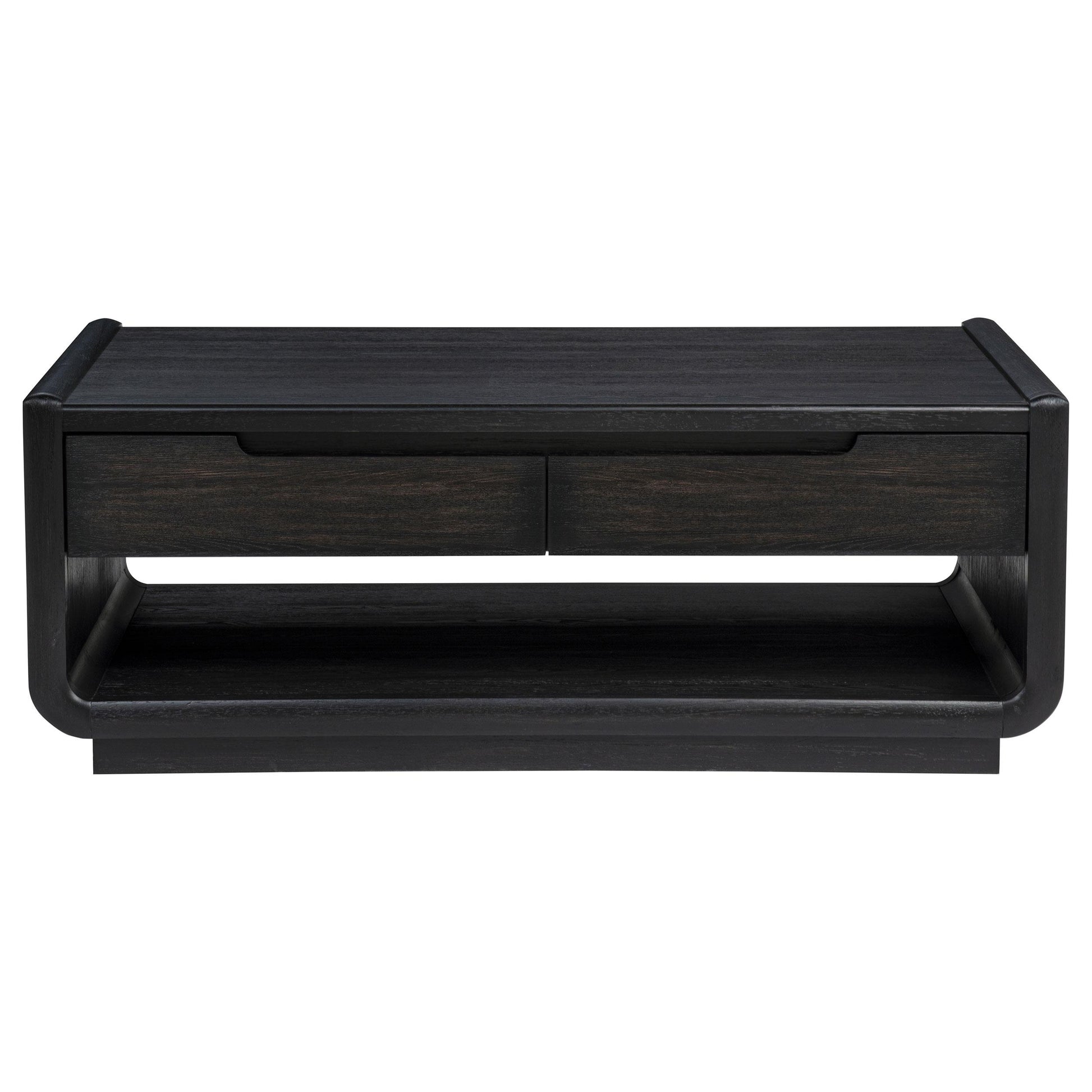  Coaster Furniture Leandro 704638-S2 2-piece Wood Coffee and End Table Set - Burnished Black IMAGE 15