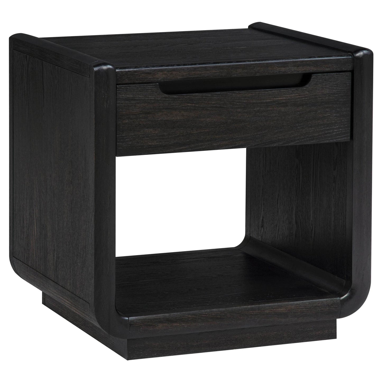  Coaster Furniture Leandro 704638-S2 2-piece Wood Coffee and End Table Set - Burnished Black IMAGE 6