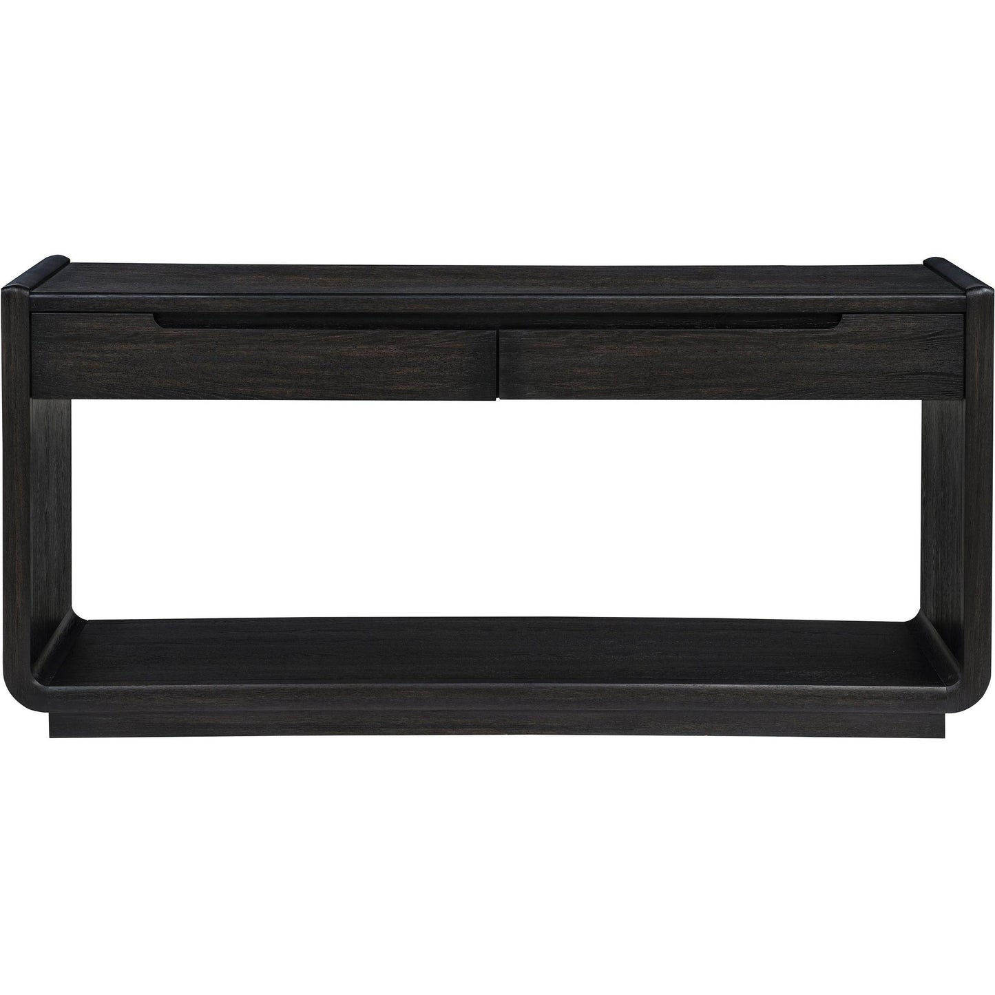 Coaster Furniture Leandro 704639 2-drawer Entryway Sofa Console Table - Burnished Black IMAGE 4
