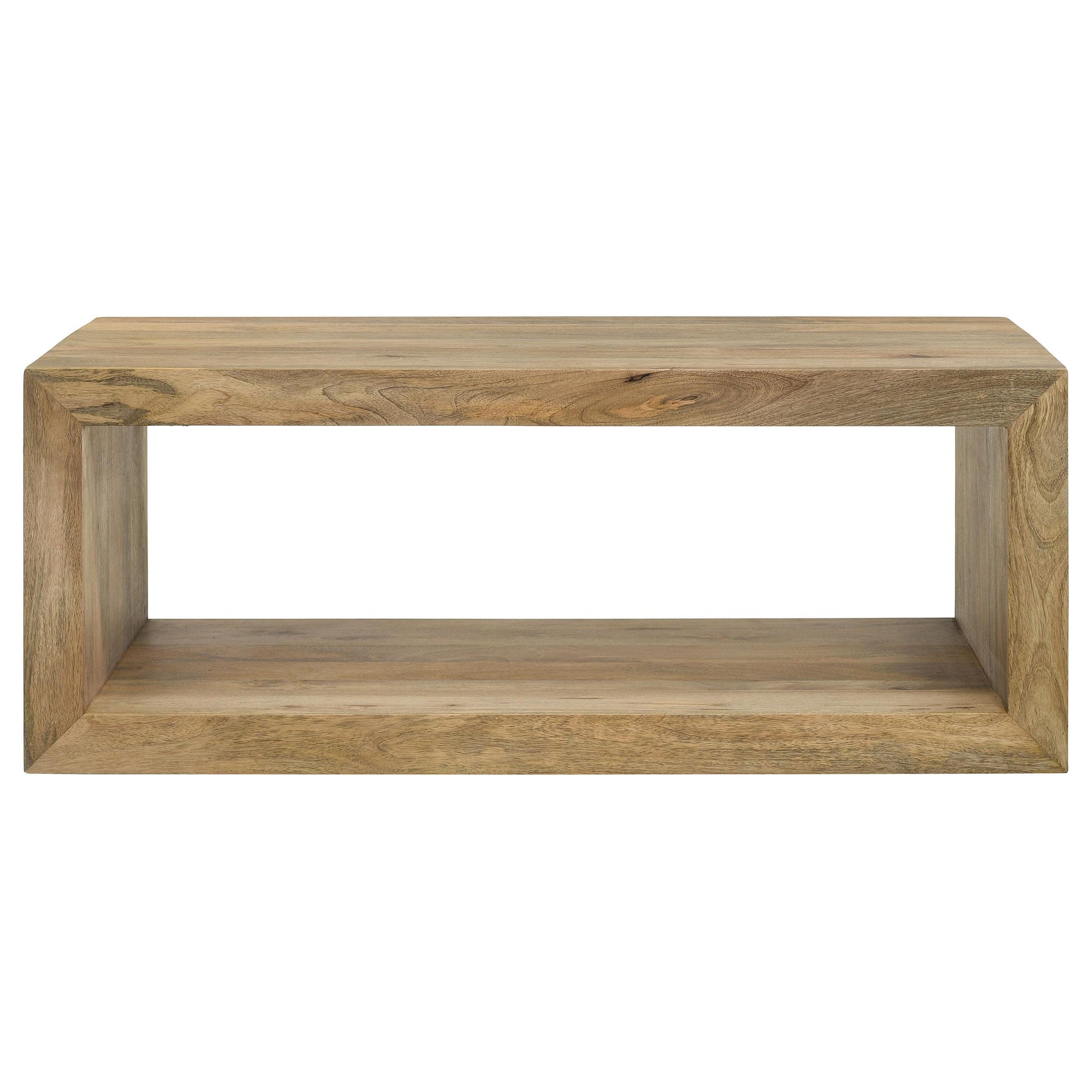  Coaster Furniture Benton 704838-S3 3-piece Solid Mango Coffee and End Table Set - Natural IMAGE 11