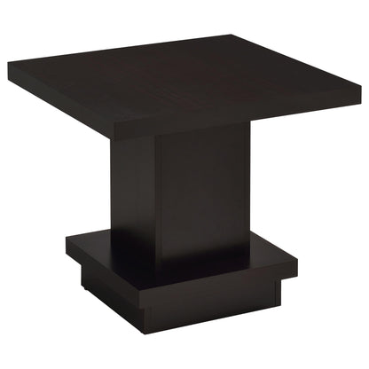  Coaster Furniture Reston 705168-S2 2-piece Square Coffee and End Table Set - Cappuccino IMAGE 10