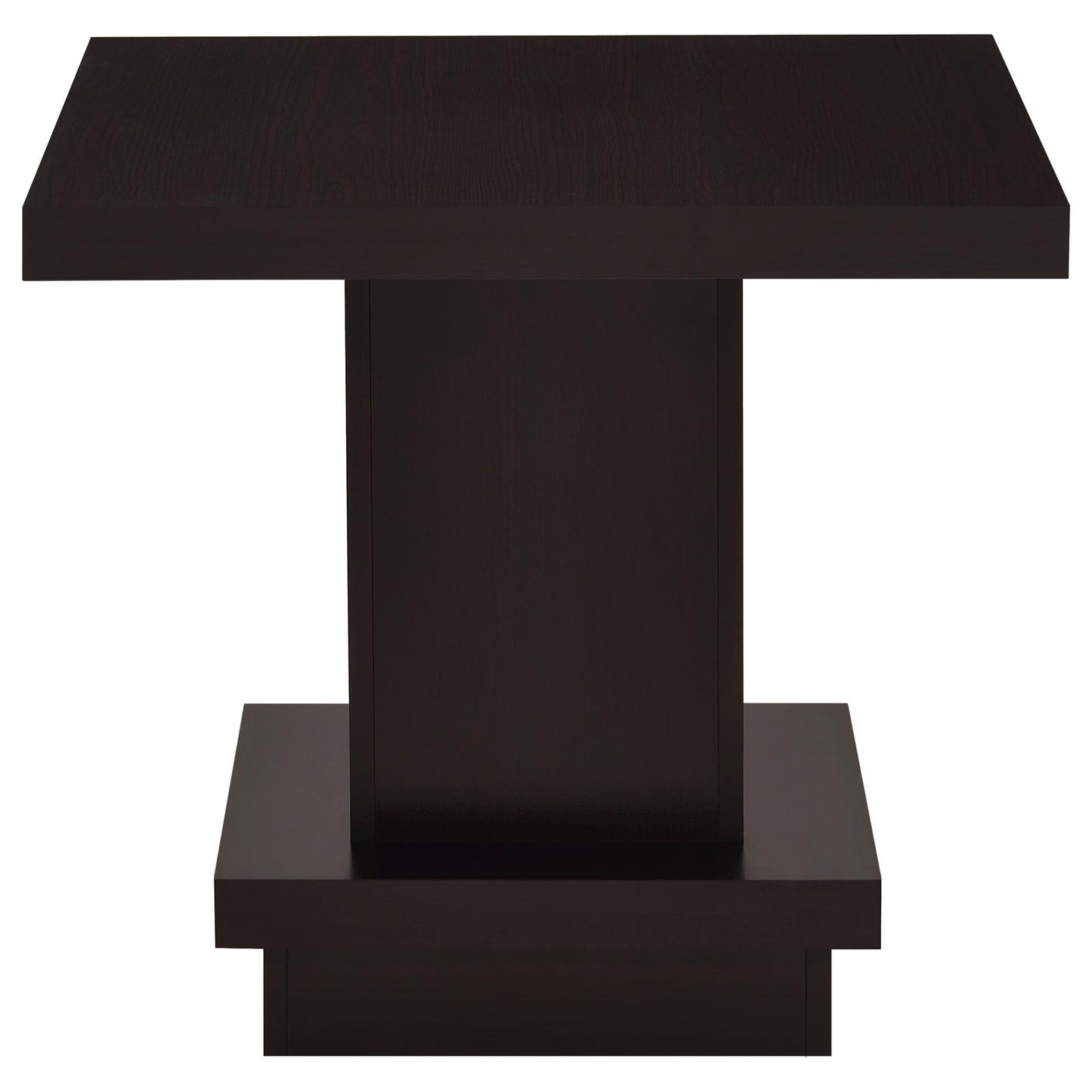  Coaster Furniture Reston 705168-S3 3-piece Square Coffee and End Table Set - Cappuccino IMAGE 2