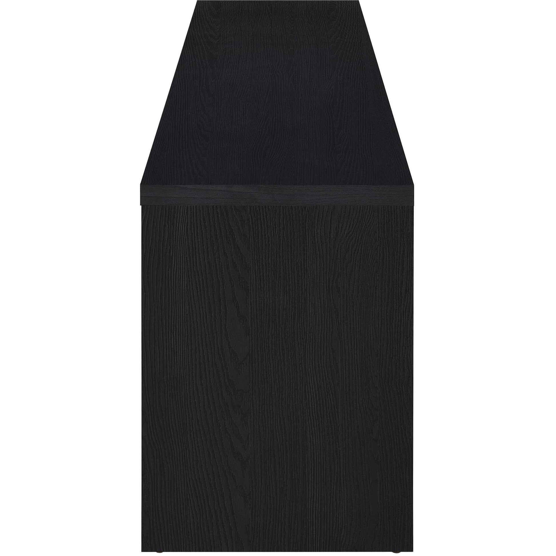  Coaster Furniture Rutland 705803 78-inch 3-drawer TV Stand Media Console - Black IMAGE 6